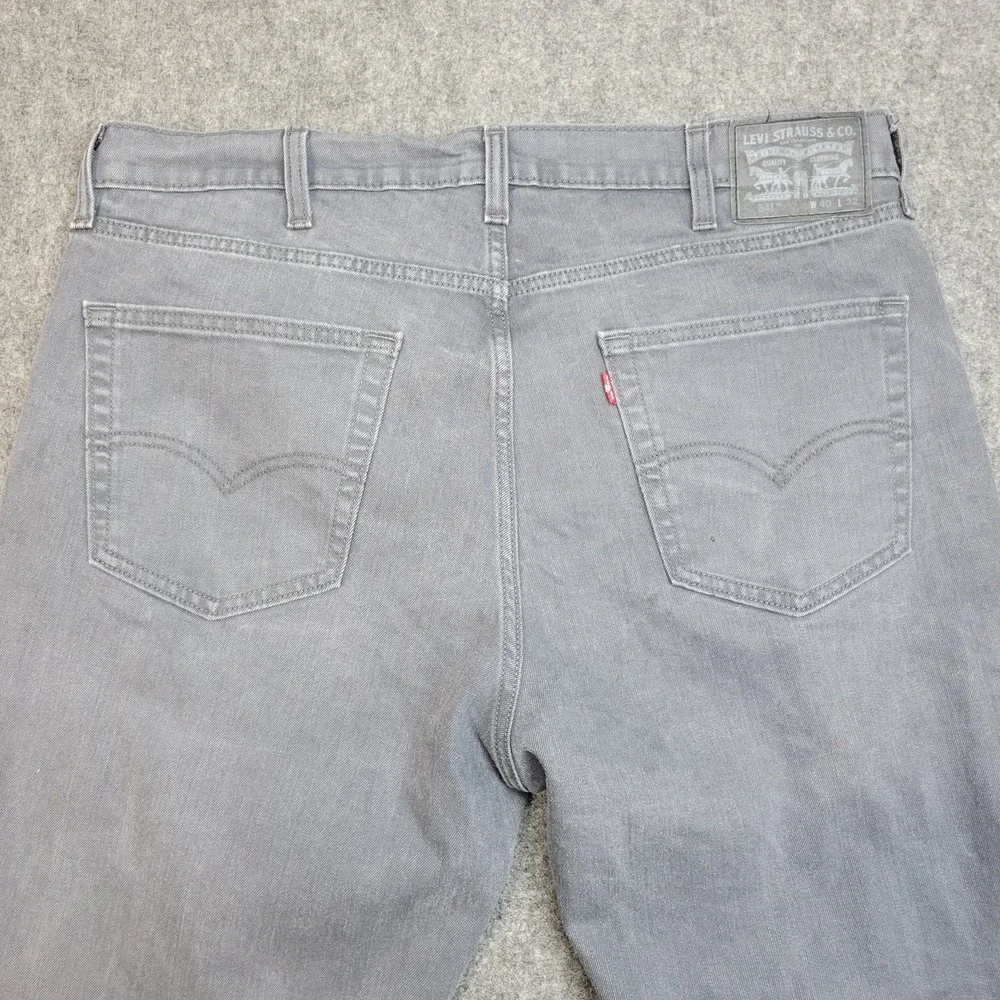 Levis 541 Jeans Mens 40x32 Gray‎ Denim Red Tab Americana Athletic Fit Stretch